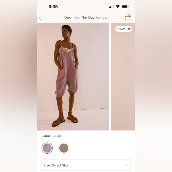 Free People Down For The Day Romper Size Small - Picture 2 of 5